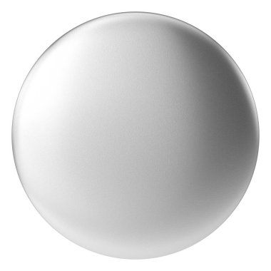 Üç boyutlu düğme. Boş tuş. 3B illüstrasyon.