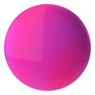 Üç boyutlu düğme. Boş tuş. 3B illüstrasyon.