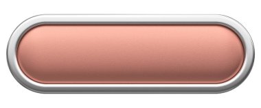 Üç boyutlu düğme. Boş tuş. 3B illüstrasyon.