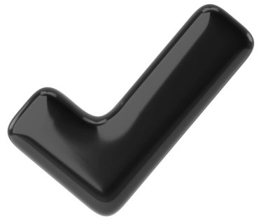 3 boyutlu onay kutusu. İşaretle. 3B illüstrasyon.