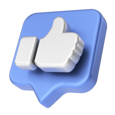 3D, ikon gibi. 3B illüstrasyon.