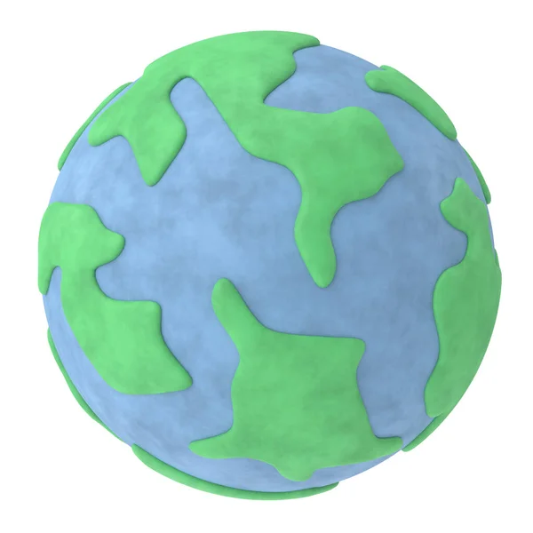 Глобус Стару Землю Ілюстрація — стокове фото