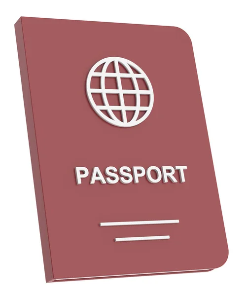 Pasaport Seyahat Belgesi Illüstrasyon — Stok fotoğraf