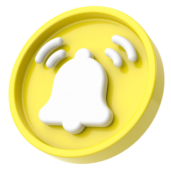 Subscribe icon. 3D illustration.