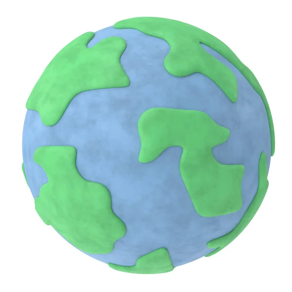 Globus Die Alte Erde Illustration — Stockfoto