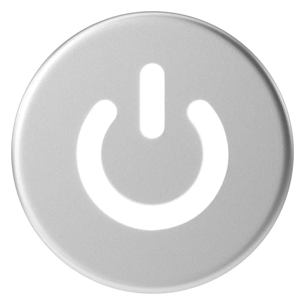 Τρισδιάστατο Κουμπί Απεικόνιση — Φωτογραφία Αρχείου