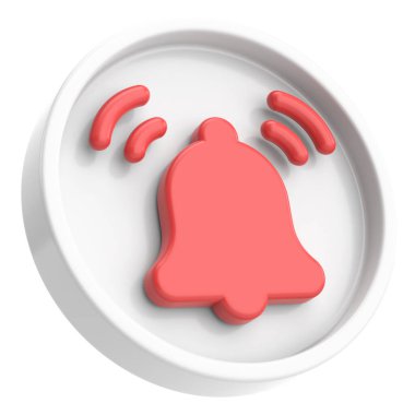 Üye simgesi. Üye olma düğmesi. 3B illüstrasyon.