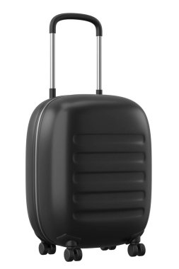 Üç boyutlu bavul. Seyahat çantası. 3B illüstrasyon.