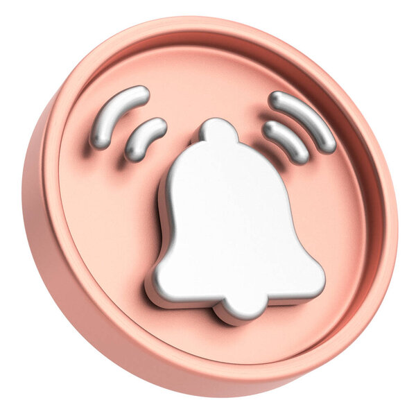 Subscribe icon. Subscribe button. 3D illustration.