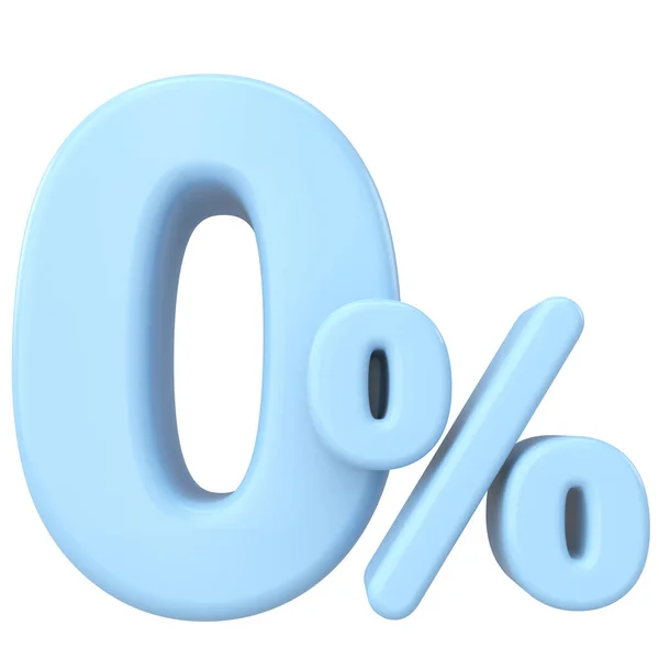 Zero Percent Installment Illustration — Stock Photo, Image