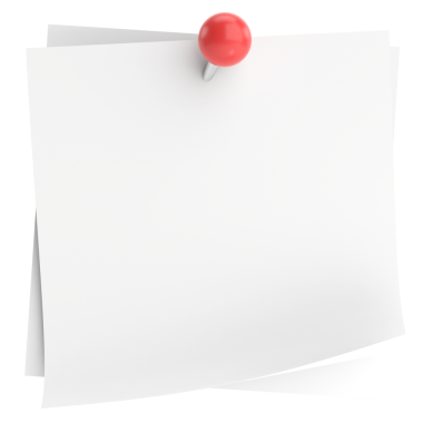 Pimi basılı not kağıdı. 3B illüstrasyon.