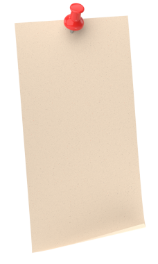 Pimi basılı not kağıdı. 3B illüstrasyon.