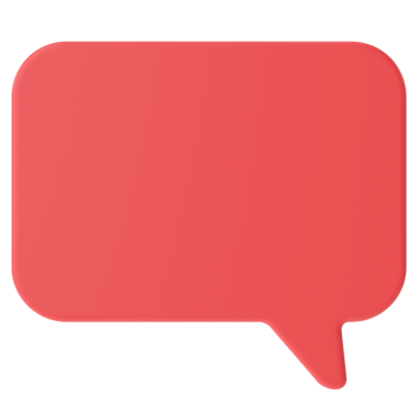 Konuşma balonu. Konuşma balonu. Mesaj kutusu. 3B illüstrasyon.