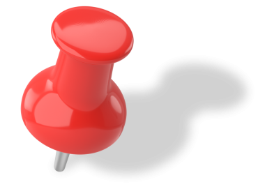 Pimi çek. Çizim iğnesi. Gölgeli 3B iğne.