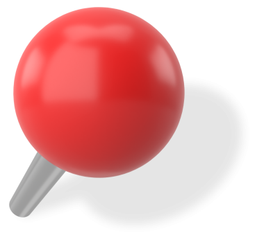 Pimi çek. Çizim iğnesi. Gölgeli 3B iğne.