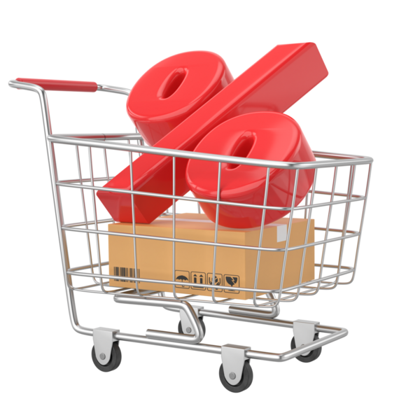 Shopping VAT. Shopping discount. Shopping fee.