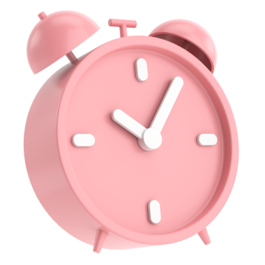 Üç boyutlu çalar saat. 3B illüstrasyon.