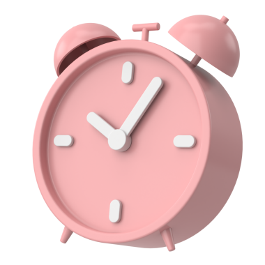 Üç boyutlu çalar saat. 3B illüstrasyon.