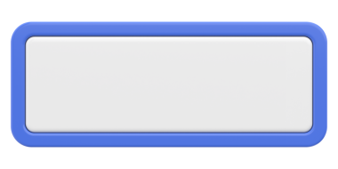 Üç boyutlu düğme. Boş tuş. 3B illüstrasyon.