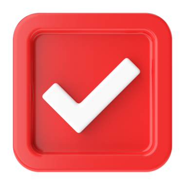 Hesap kutusu. İşaretle. 3B illüstrasyon.