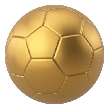 Futbol mu? - Futbol. 3B illüstrasyon.