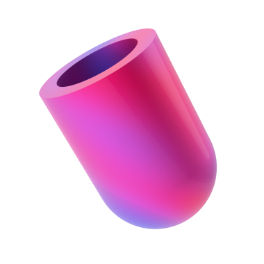 Üç boyutlu geometrik şekil. 3B illüstrasyon.