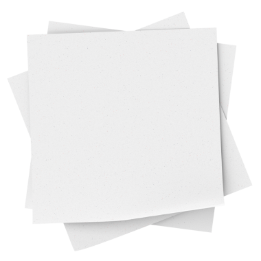 Üç boyutlu not kağıdı. Yapışkan bir not. 3B illüstrasyon.