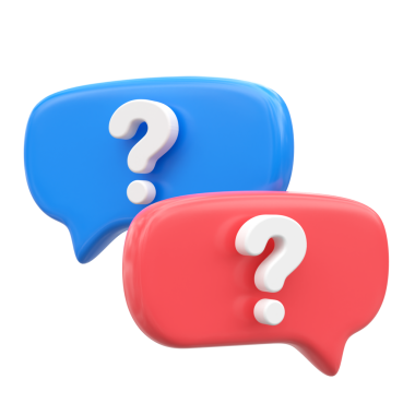 Soru & A simgesi. SSS simgesi. 3B öge.