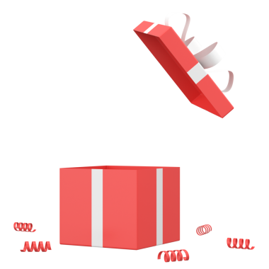 Hediye Kutusu açıldı. Üç boyutlu hediye kutusu. Hediye kutusunu aç.