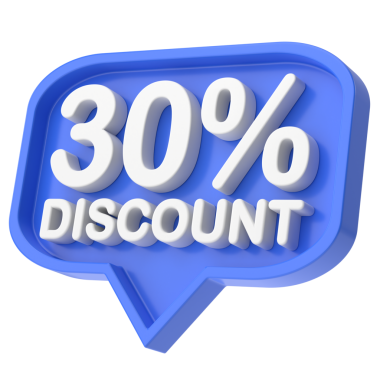 Yüzde 3D 30 indirim. % 30 indirim. % 30 indirimli.