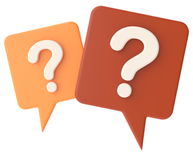 Soru işareti. Sıkça Sorulan Sorular (SSS). 3B illüstrasyon.