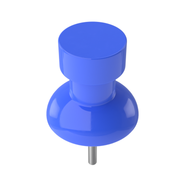 Üç boyutlu pim. Pimi çek. 3B öge.