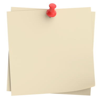 Pimi basılı not kağıdı. 3B illüstrasyon.