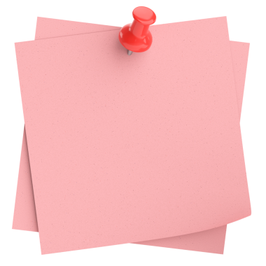 Pimi basılı not kağıdı. 3B illüstrasyon.