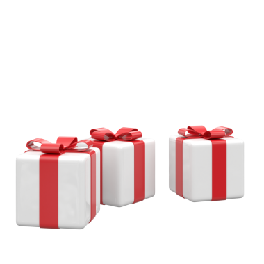 Üç boyutlu hediye kutusu. 3 Boyutlu simge.