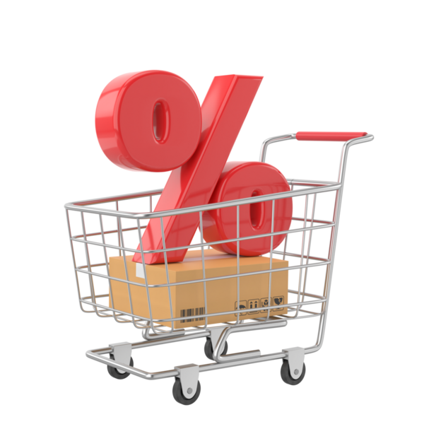 Shopping VAT. Shopping discount. Shopping fee.