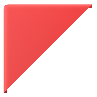 Köşedeki etiket. Köşedeki etiket. 3B illüstrasyon.