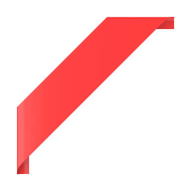 Köşedeki etiket. Köşedeki etiket. 3B illüstrasyon.