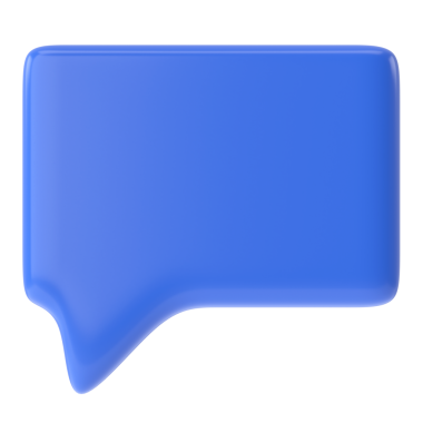 Konuşma balonu. Konuşma balonu. Mesaj kutusu. 3B illüstrasyon.