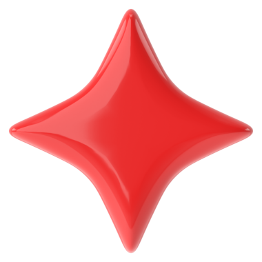 Yıldız patlaması. Üç boyutlu yıldız. Spangle etkisi. 3B illüstrasyon.