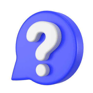 Soru işareti işareti. 3B öge.