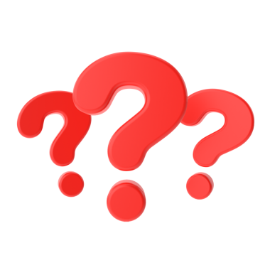 Soru işareti işareti. 3B öge.