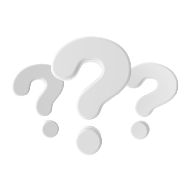 Soru işareti işareti. 3B öge.