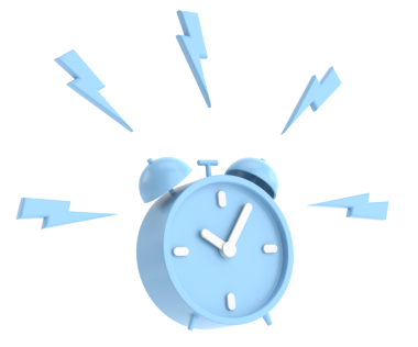 Üç boyutlu çalar saat. 3B illüstrasyon.