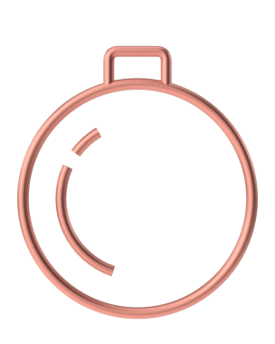 Noel çizgisi sanatı. Noel balosu. 3B illüstrasyon.