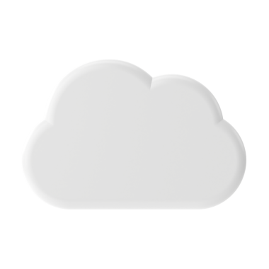 Kısmen bulutlu. Üç boyutlu hava durumu ikonu. Üç boyutlu iklim simgesi. 3B öge.