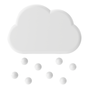 Selamlıyorum. Üç boyutlu hava durumu ikonu. Üç boyutlu iklim simgesi. 3B öge.