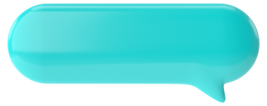 Konuşma balonu. Sohbet balonu. Mesaj kutusu. 3B illüstrasyon.