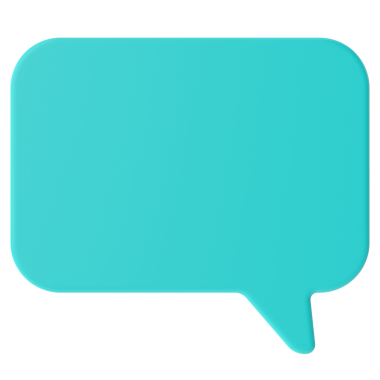 Konuşma balonu. Konuşma balonu. Mesaj kutusu. 3B illüstrasyon.