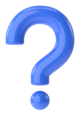 Soru işareti işareti. 3B soru işareti.